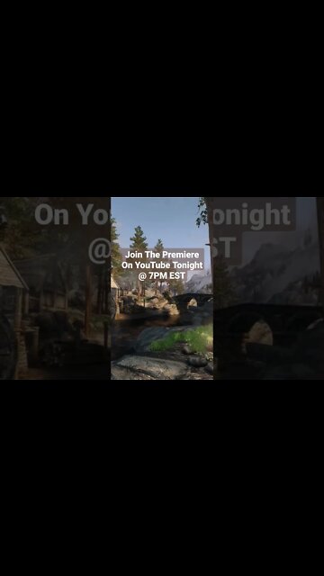 Fall Asleep Fast | Skyrim Camping Near Frost River Sawmill | ASMR Nature & Rain Sounds! | Shorts 01