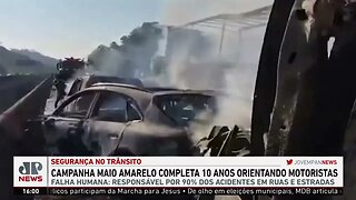 Campanha Maio Amarelo completa 10 anos orientando motoristas