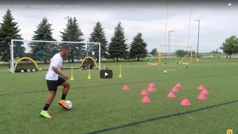 FOOTBALL DRILLS- TRAIN FROM HOMEI SOCCER SKILLS