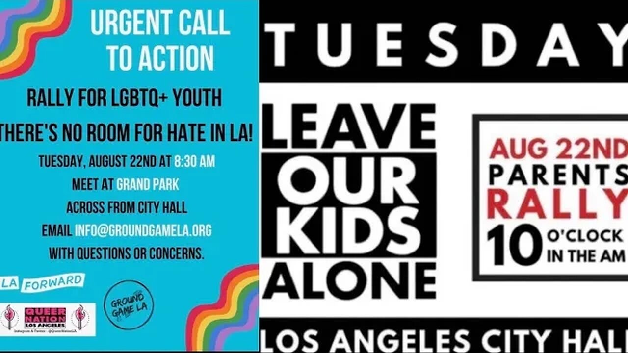 Live - Los Angeles - Parent Rights Rally - City Hall