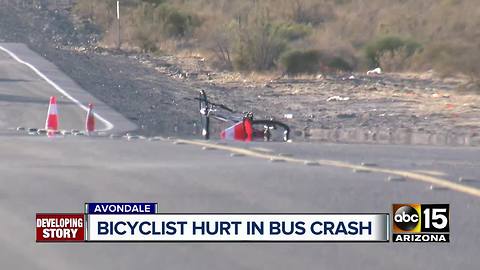 Bicyclist seriously hurt in Avondale crash