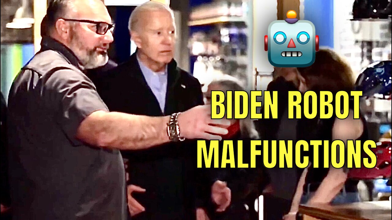 ROBOT PRESIDENT BIDEN MALFUNCTIONS TODAY 🤖💥