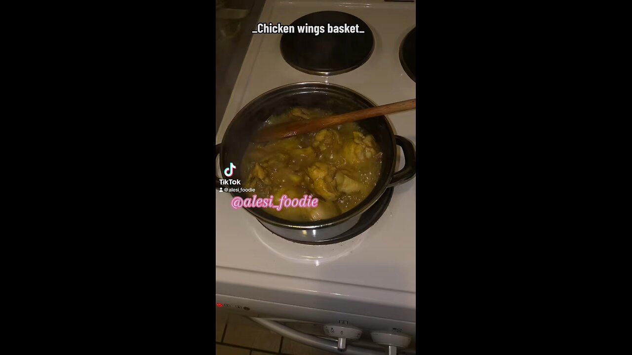 Making chicken basket wings