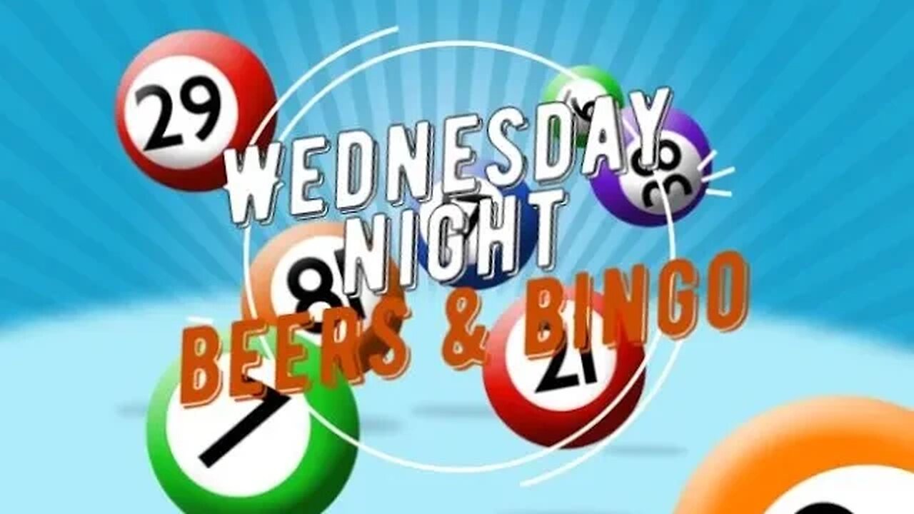 WEDNESDAY BEERS & BINGO #bingo #giveaway #live