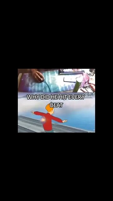 Fortnite Futurama Fry dancing in sync with the music