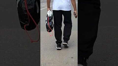 following the track pants