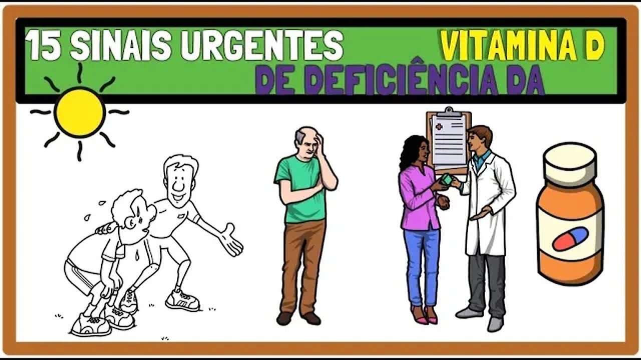 15 SINTOMAS ALARMANTES de deficiência da vitamina D