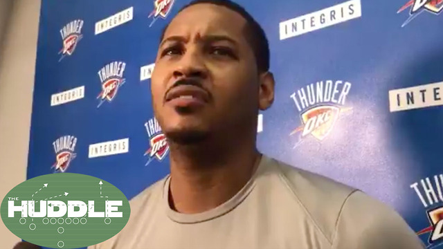 Carmelo Anthony Says "HELL NO" to Coming Off the Bench - The Huddle