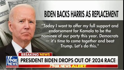 President Biden DROPS OUT of Presidential Race 7/21/24