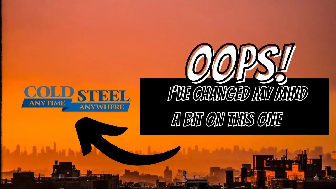 COLD STEEL ENGAGE | I'VE CHANGED MY MIND