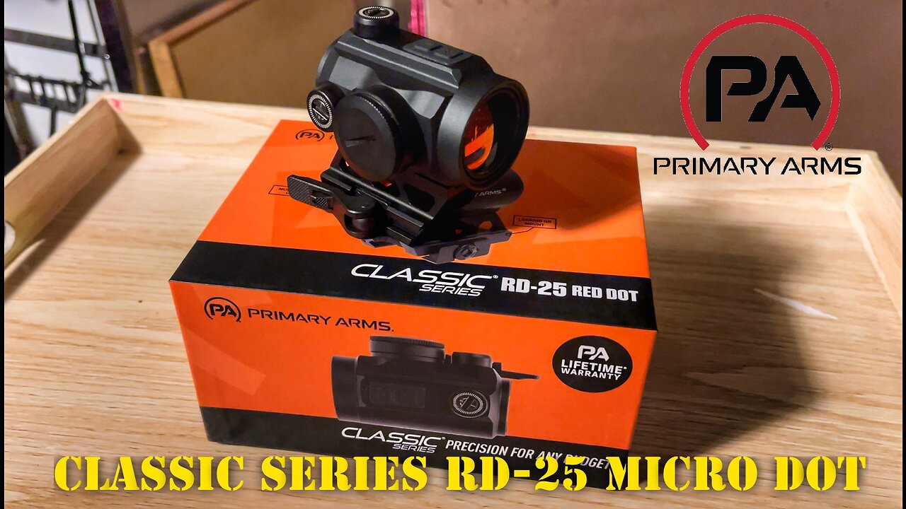 Primary Arms Classic Series RD-25 Micro Dot - Odyssey 2.0 Lineup