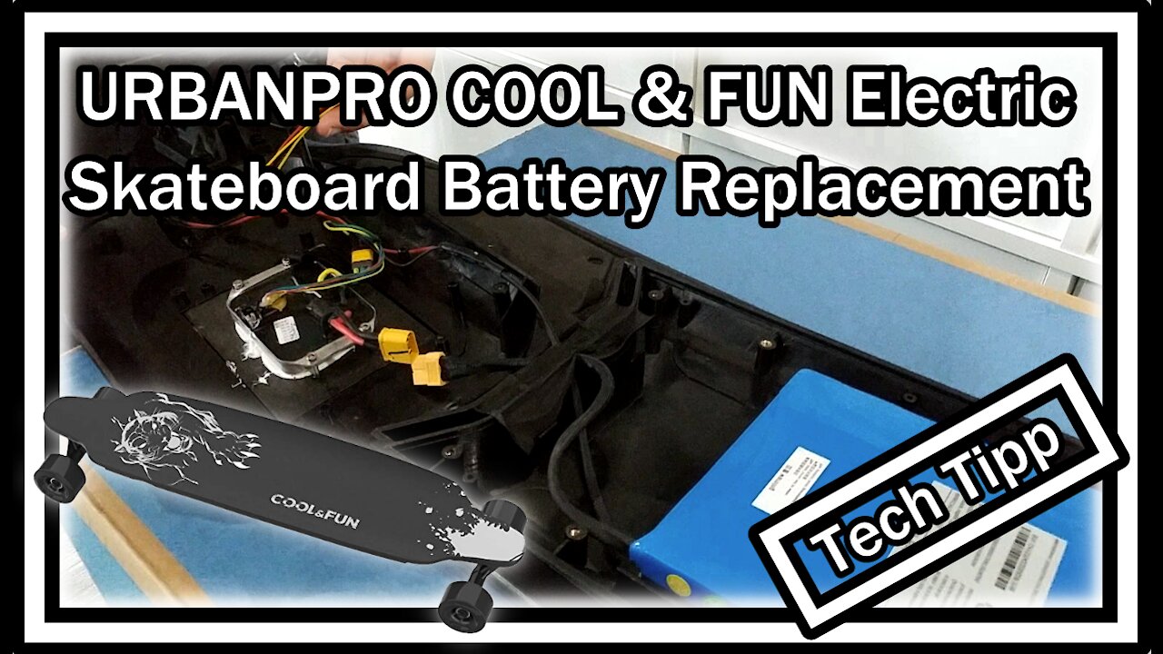 How To Replace The Battery Of The Cool & Fun (Urbanpro) Electric Skateboard