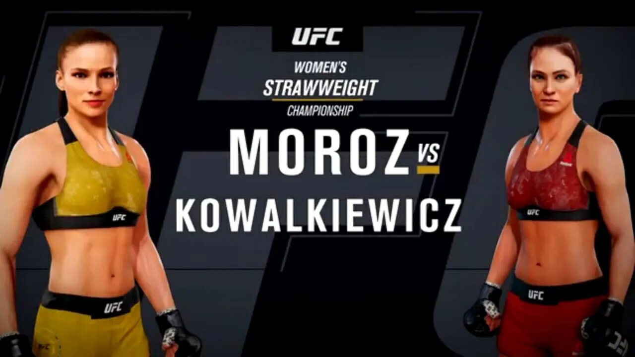 EA Sports UFC 3 Gameplay Karolina Kowalkiewicz vs Maryna Moroz