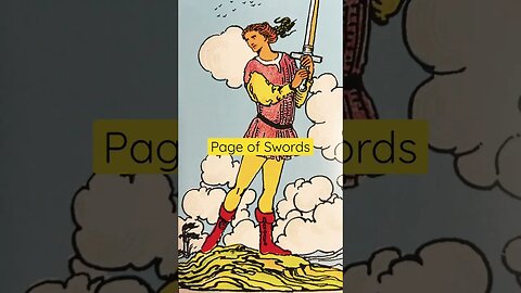 Page of Swords #shorts #learntarot