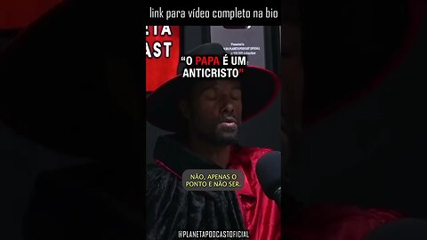 “EU SOU UM ANTICRISTO” com Toninho do Diabo | Planeta Podcast (Sobrenatural) #shorts