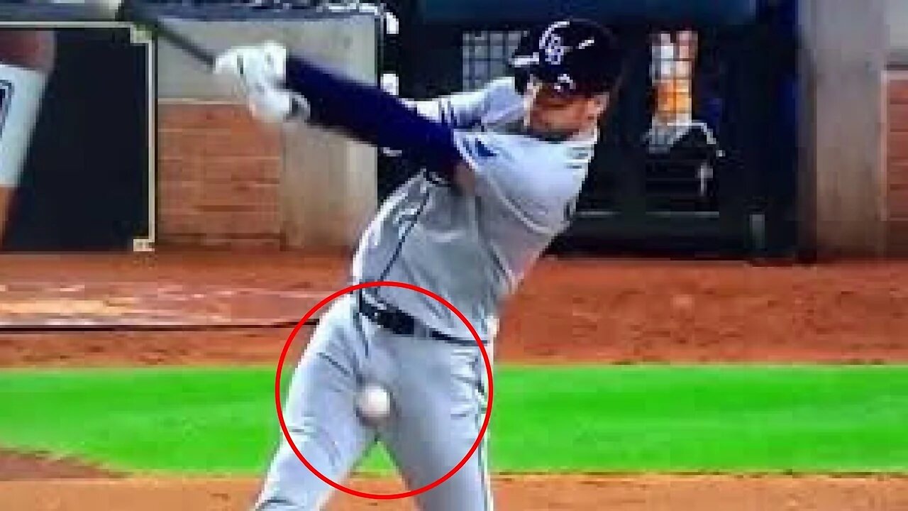 MLB Hit In The Nuts (Graphic)