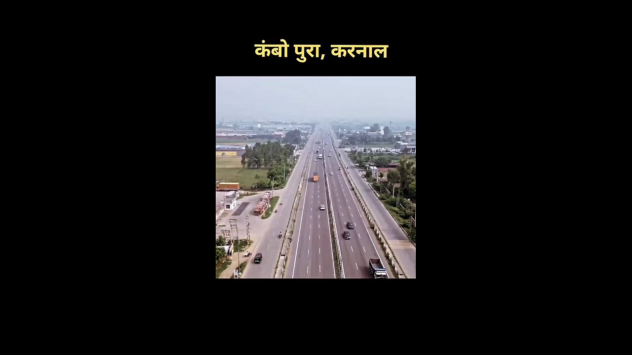 Drone shot of a village situated in HARYANA,INDIA