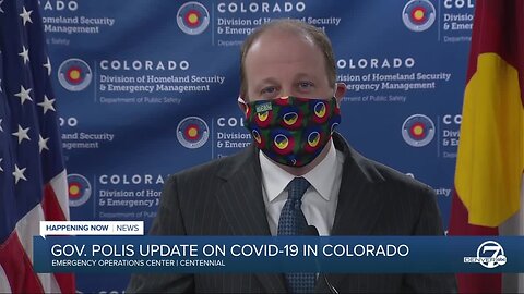 News conference: Polis urges Coloradans to wear a cloth mask "at all times" in public