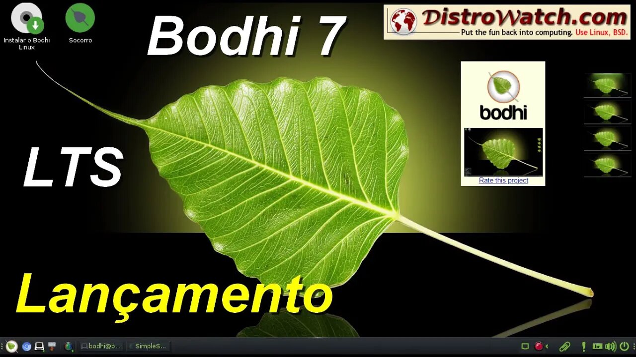 Lançamento Bodhi Linux 7 LTS versão Estável. Para PCs Novos e Antigos.