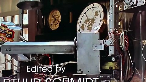 Flat earth clock from Back to the Future