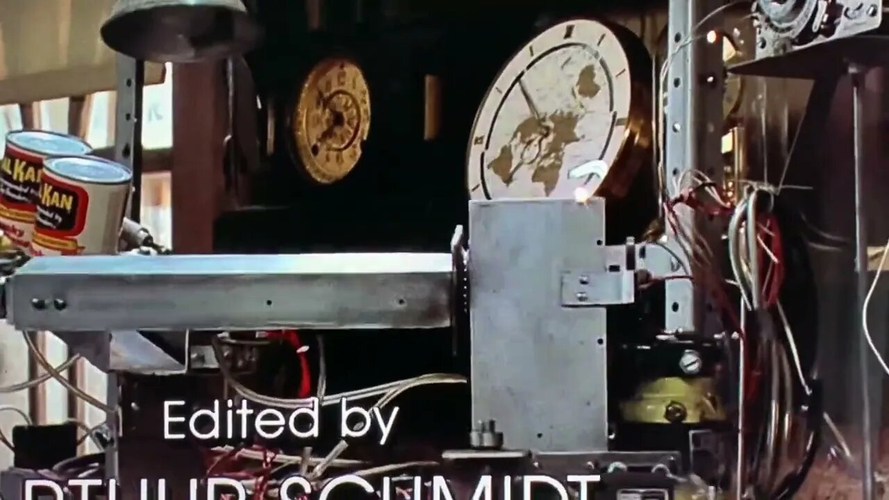 Flat earth clock from Back to the Future