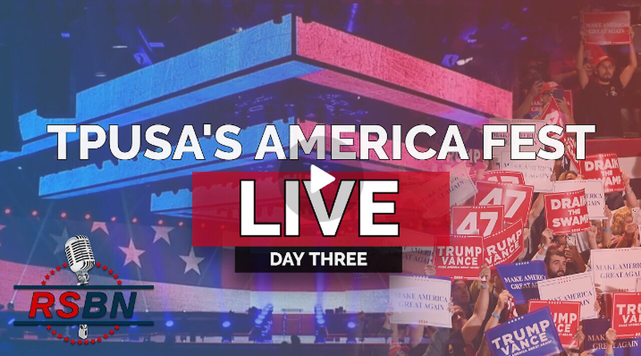 LIVE REPLAY: TPUSA's AMFEST: Day 3 (Part 3 of 3) - 12/21/24