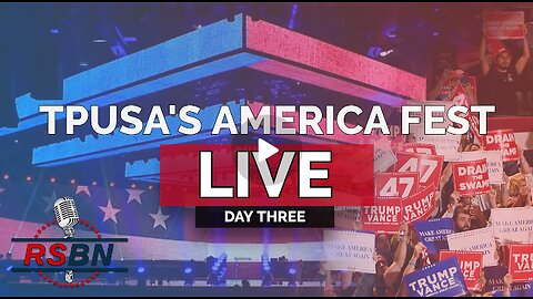 LIVE REPLAY: TPUSA's AMFEST: Day 3 (Part 3 of 3) - 12/21/24