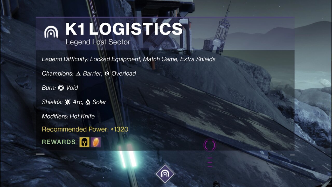 Destiny 2 Legend Lost Sector: The Moon - K1 Logistics 10-11-21