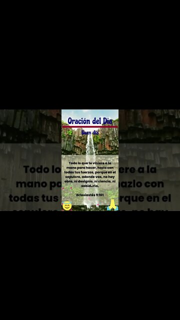 Oración del Día - Eclesiastés 9 #shorts