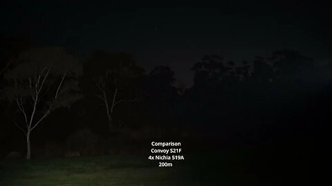 Flashlight Beamshot comparison: Wurkkos TS21, Sofirn IF25A, Wurkkos S21F, Acebeam E75