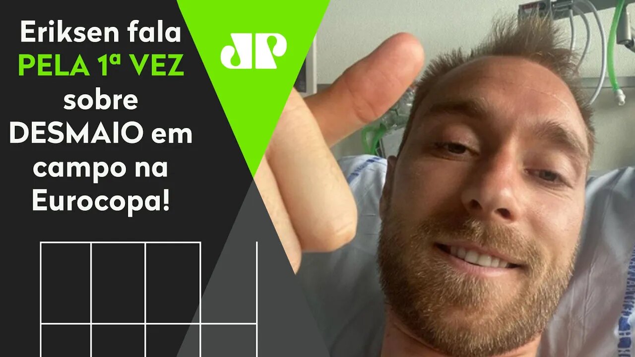 RENASCEU! OLHA o que Eriksen falou após DESMAIAR em campo na Eurocopa!