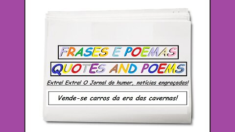 Notícias engraçadas: Vende-se carros da era das cavernas! [Frases e Poemas]