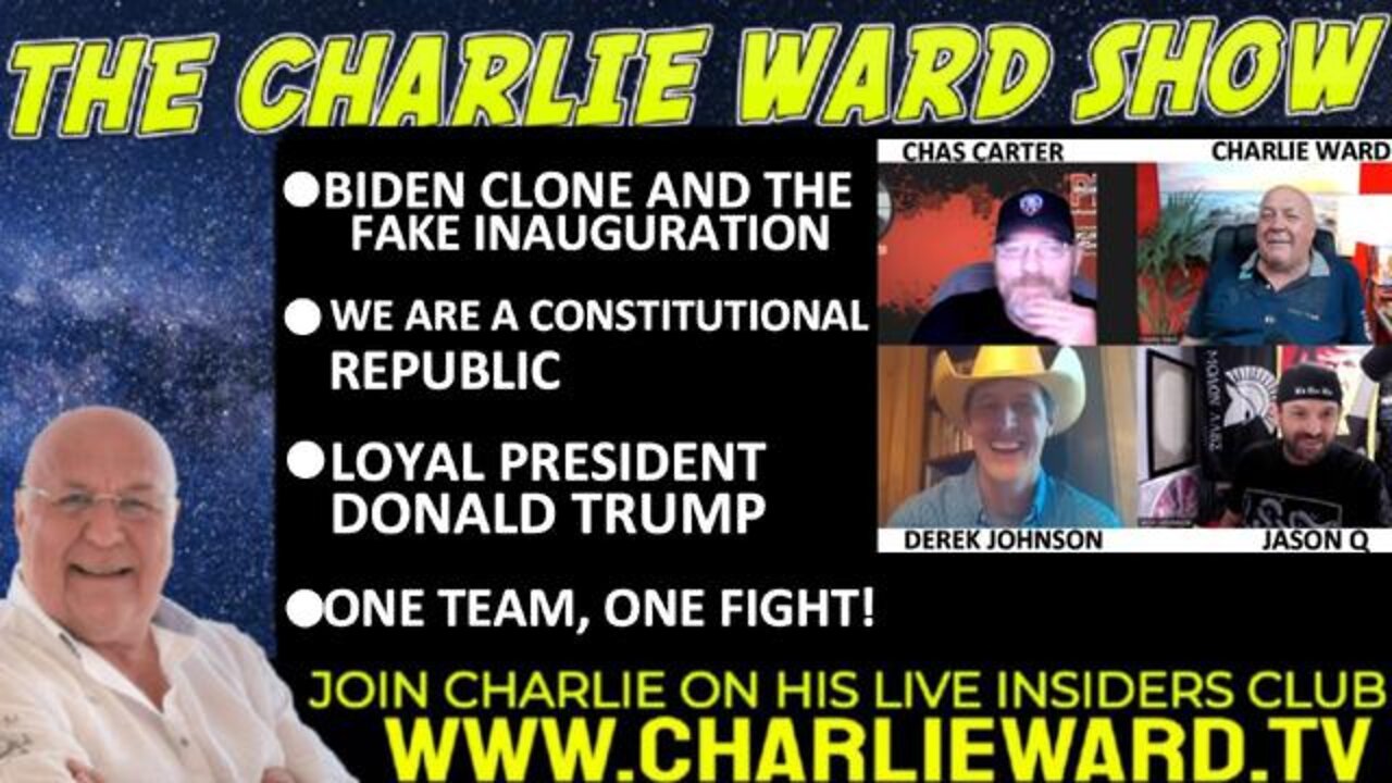 ONE TEAM, ONE FIGHT! WITH DEREK JOHNSON, JASON Q, CHAS CARTER & CHARLIE WARD - TRUMP NEWS