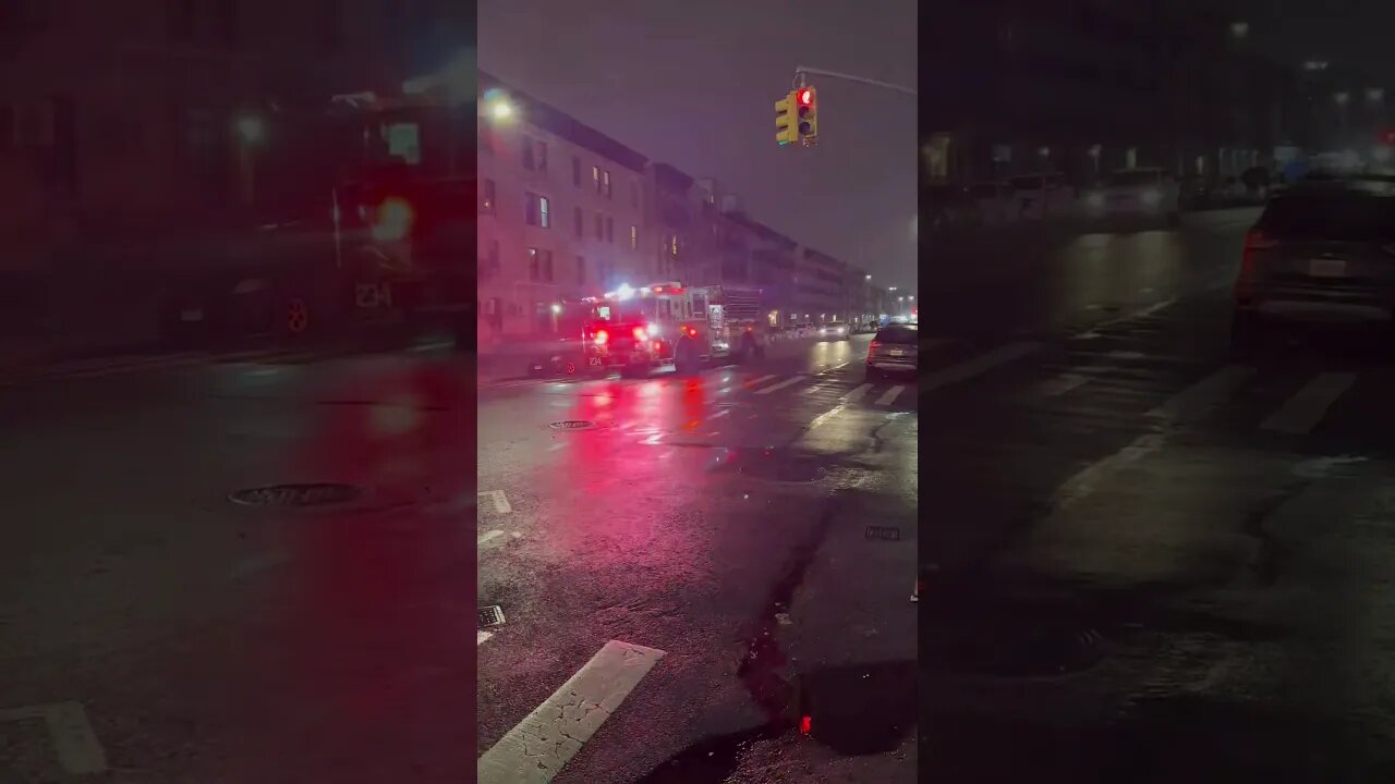 LETS GOOOOO! E234 #1075 #fire #allhands #fdny #2ndalarm #crownheights #stjohnseast