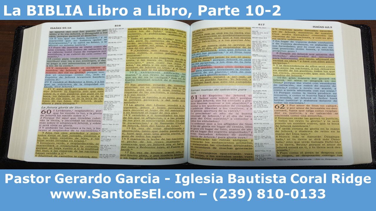 2021 01 06 Estudio Bíblico - La BIBLIA Libro a Libro, Parte 10-2