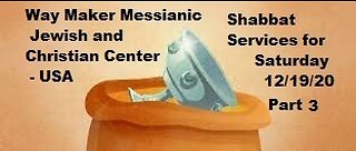 Parashat Miketz - Shabbat Service for 12.19.20 - Part 3