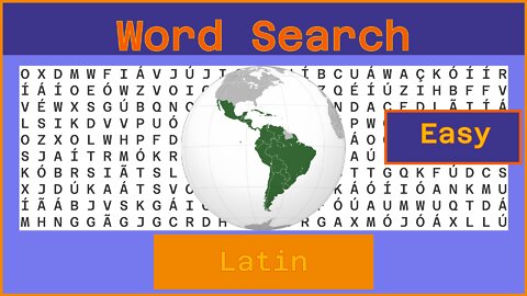 Word Search - Challenge 09/05/2022 - Easy - Latin