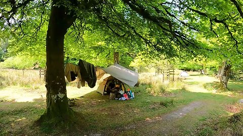 speedlapse riverside wildcamping Darmoor 24th May 2023