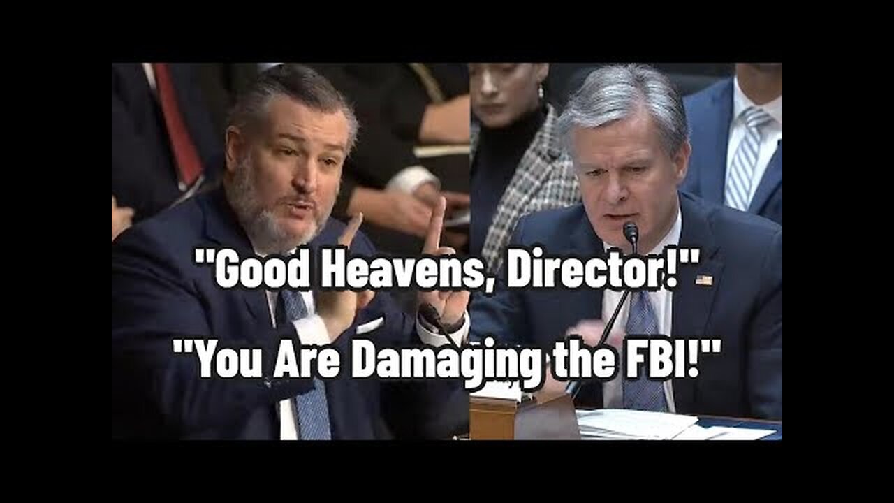 "The Laptop's REAL": Ted Cruz Unleashes Fury On FBI's Wray Over Hunter Biden Investigation