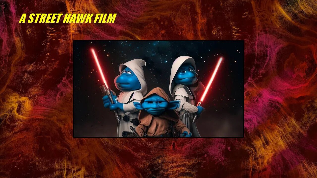 AI - Star Wars plus The Smurfs