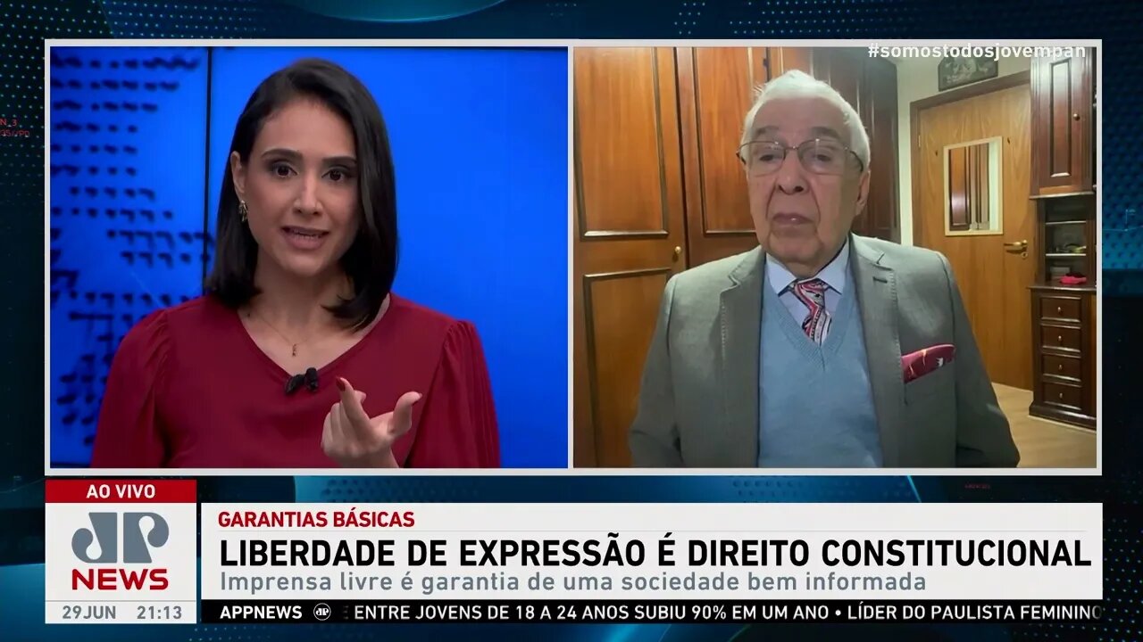 Almir Pazzianotto fala sobre ação do MPF contra a Jovem Pan