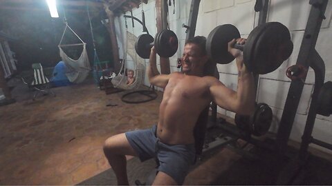 Father Workout in Nicaragua - Cut Day 176 - Shoulders - Dumbbell Focused Exercises week