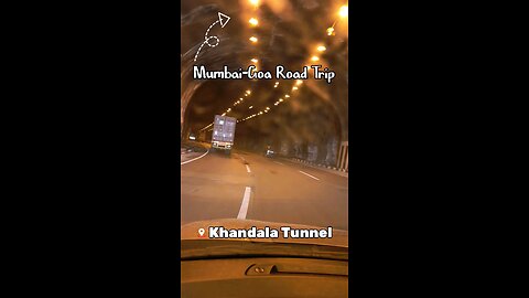 Mumbai-Goa Road Trip | Mumbai-Pune Expressway | Khandala Tunnel scenic route in Lonavala