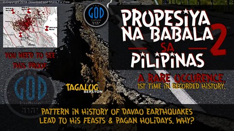 Propesiya Na Babala Sa Pilipinas. Part 2. Tagalog Bersyon. Wake Up Davao, Philippines and the World.
