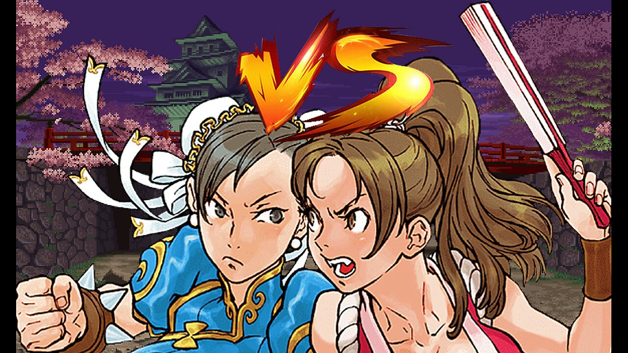 [QUICK-ie FIGHTS] #060: CAPCOM Vs SNK: Chun-Li Vs Mai Shiranui (featuring Sakura & Yuri Sakazaki)