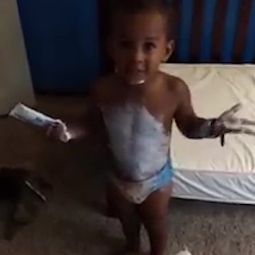 Baby Boy’s Hilarious Pampering Session