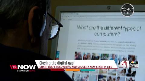 Grant helps people in recovery with computer training