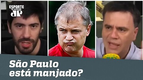 Falta raça ou o SÃO PAULO está manjado? Veja DEBATE!