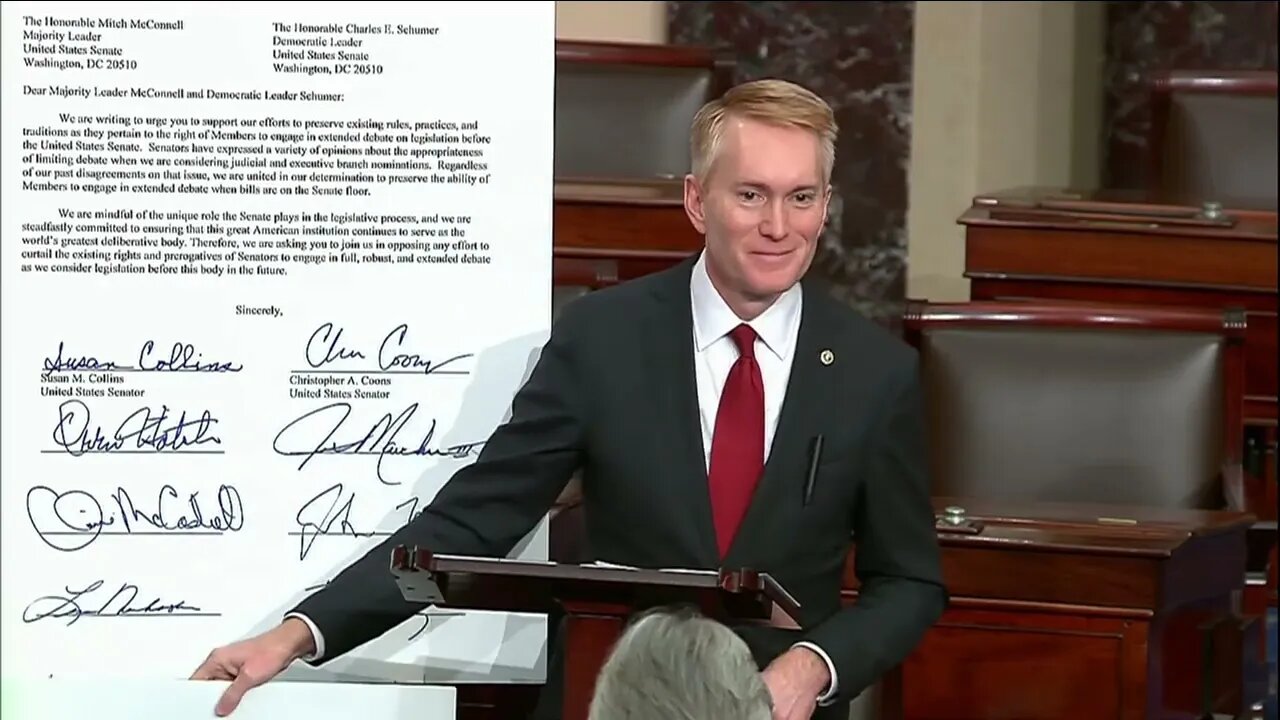 Lankford Presses Senators, Americans: What do you see in that picture? I see a child.