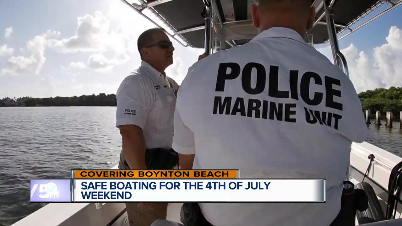 Boynton Beach police urge boating safety on July Fourth